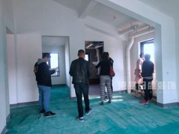 國投九棟216㎡現(xiàn)代簡約風(fēng)格在施工地